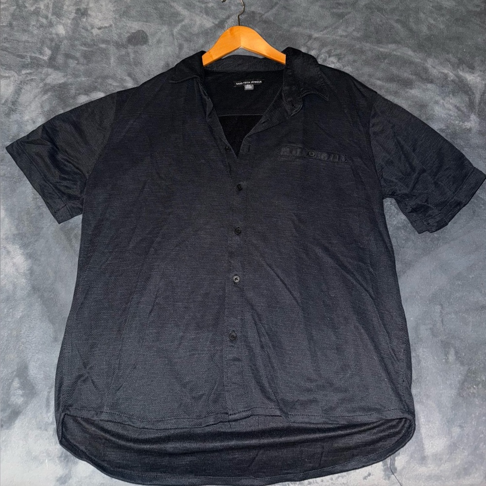 Saks Button Down Polo